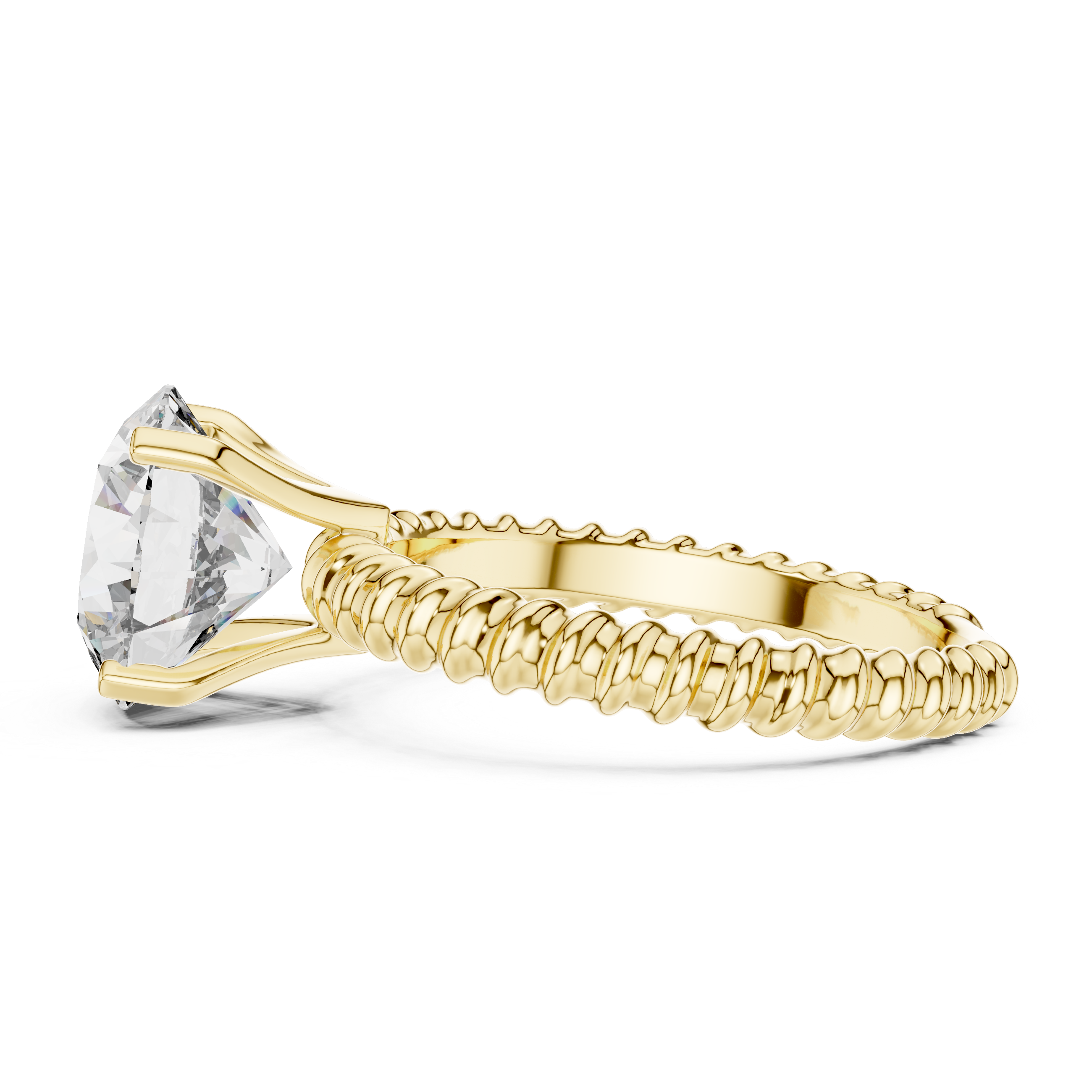Side angle of ring